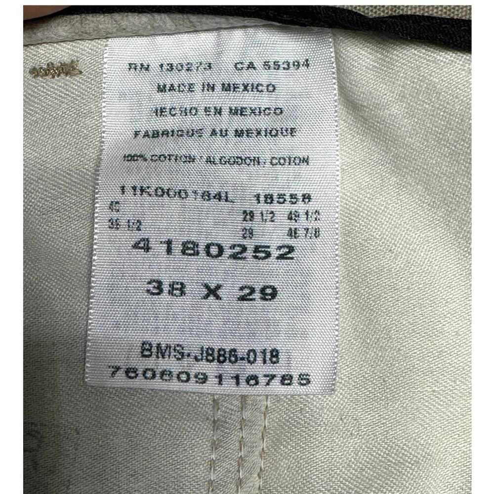 LEE Focused on Quality Men's Tan Chino Pants Size 38 x 29 XL - Picture 4 of 11